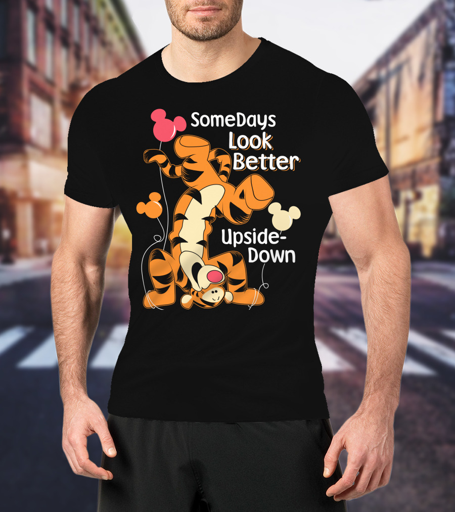 SomeDays Look Better Upside-Down Tigger T-Shirt