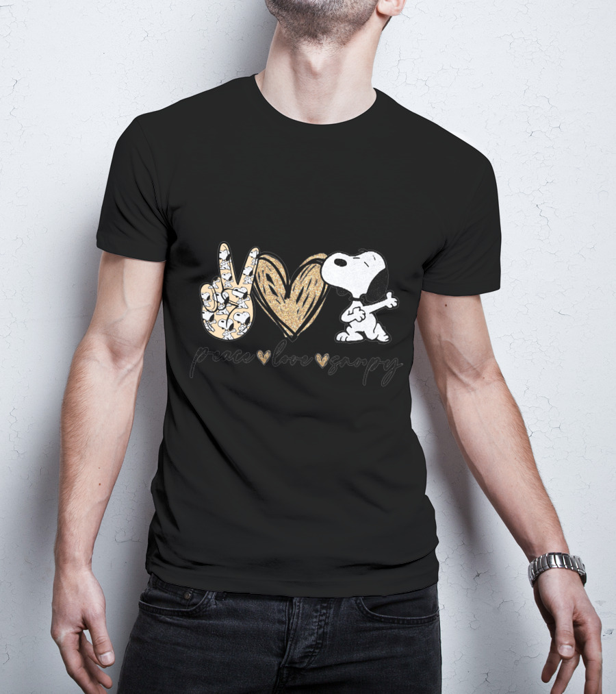 Peace Love Snoopy T-Shirt