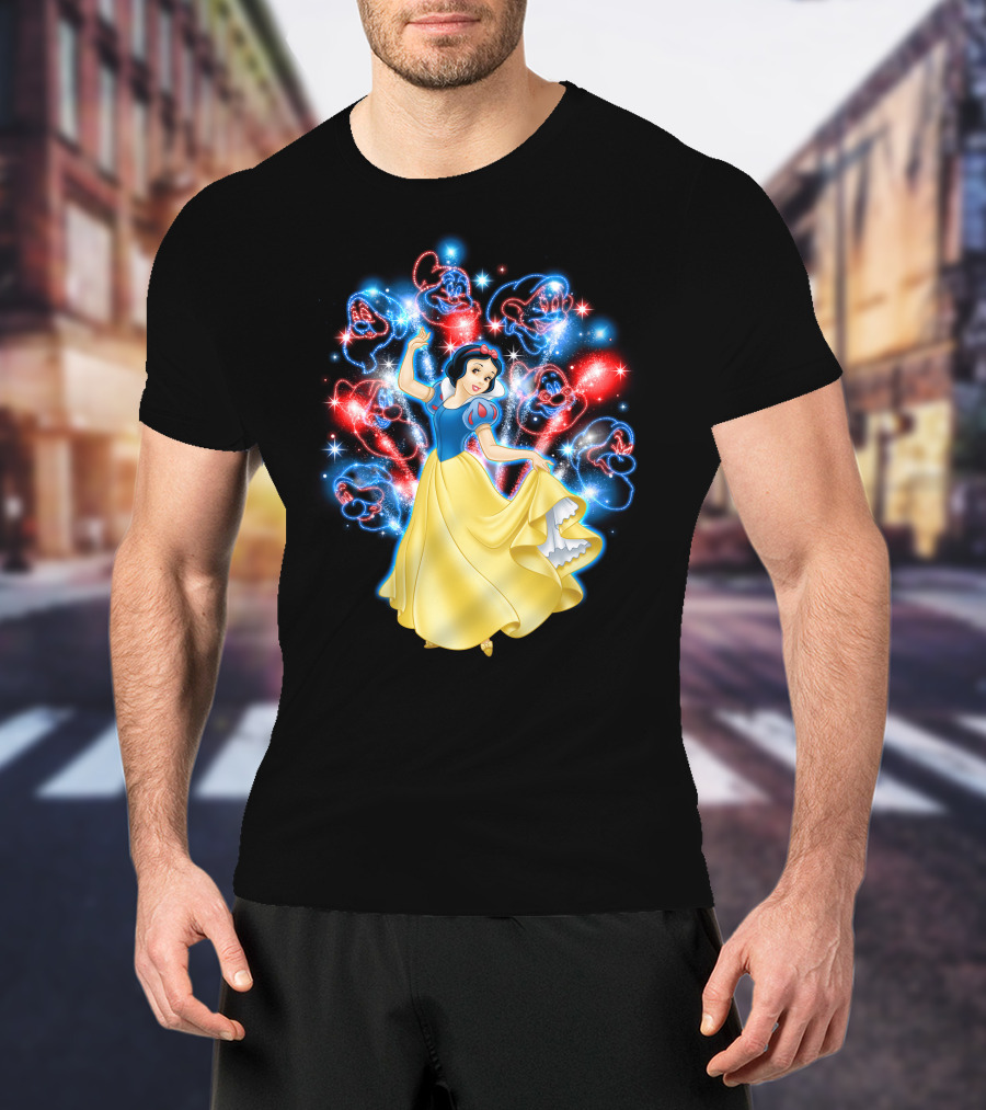 Snow White And Genie Firework Extravaganza T-Shirt