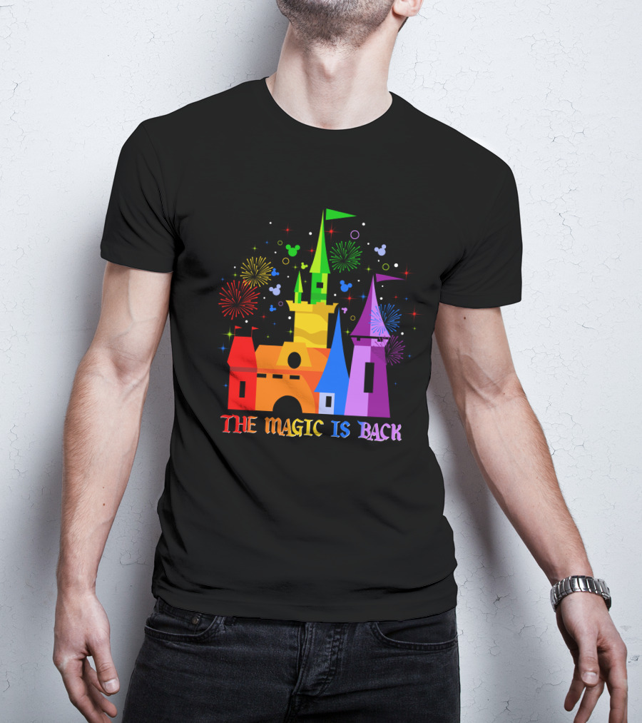 The Magic Is Back Castle Fireworks T-Shirt