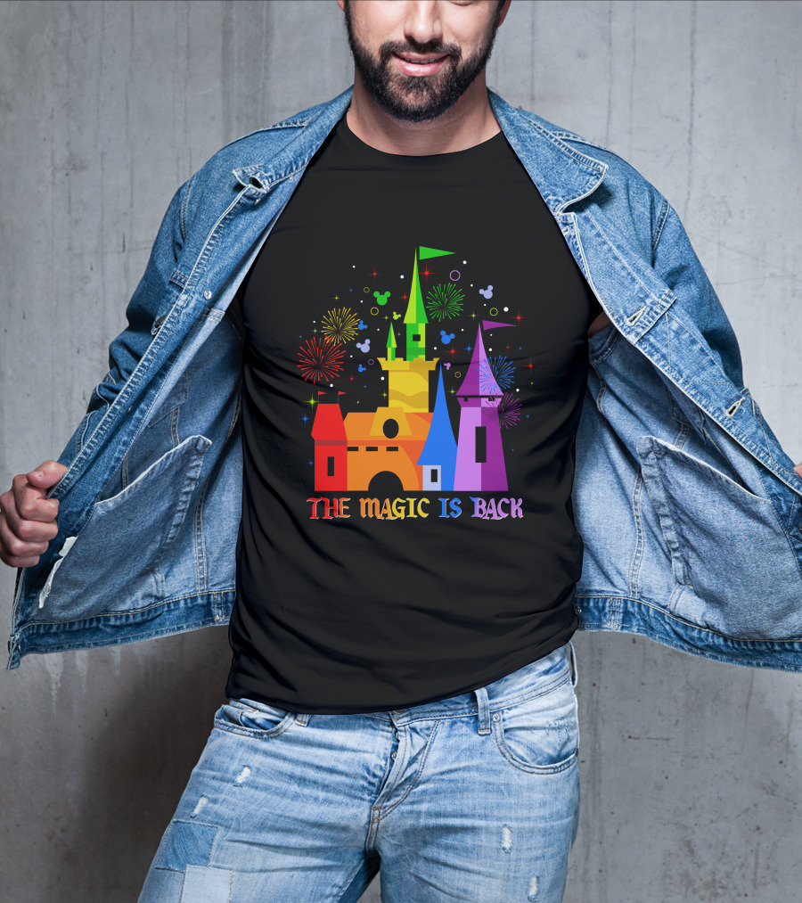 The Magic Is Back Castle Fireworks T-Shirt