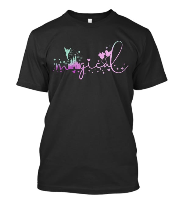 Magical Walt Disney World Tinkerbell Castle Ears Sparkle T-Shirt