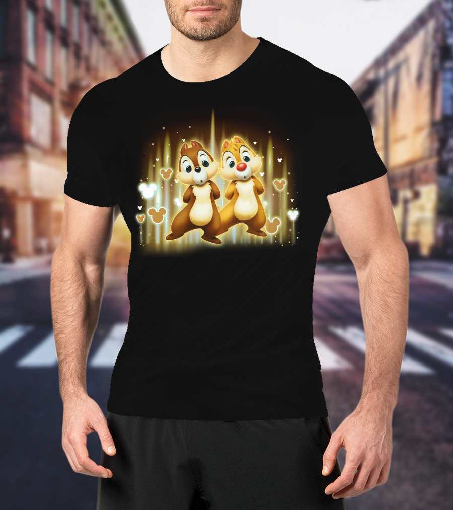 Chip And Dale Mickey Mouse Love T-Shirt