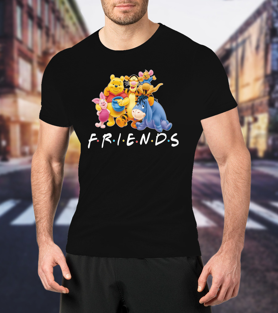 FRIENDS Winner The Pooh Characters With Classic T-Shirt
