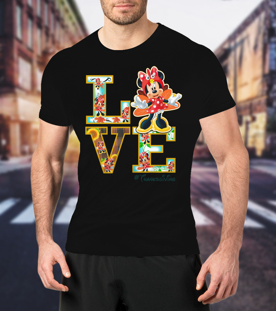 LOVE Minnie Thanksgiving T-Shirt