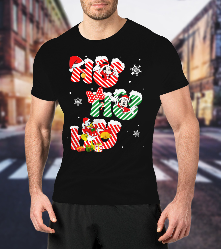 MK And DN Christmas Ho Ho Ho Holiday Fun T-Shirt