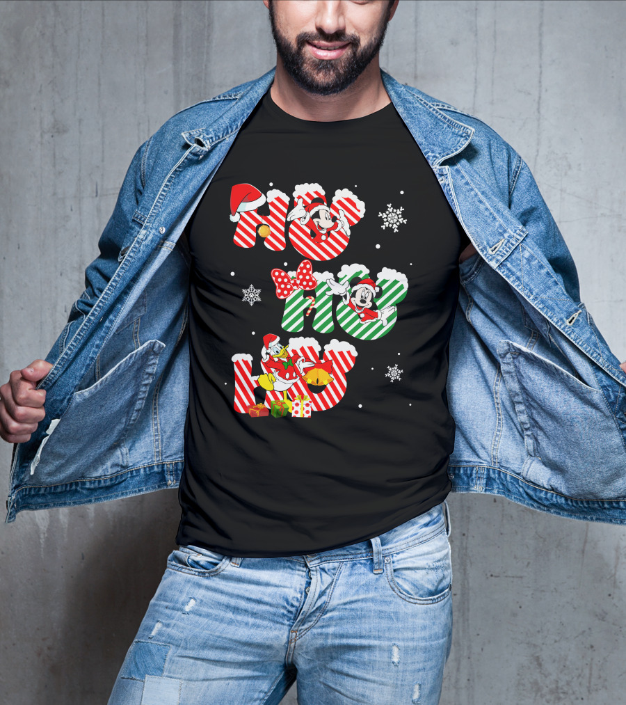MK And DN Christmas Ho Ho Ho Holiday Fun T-Shirt
