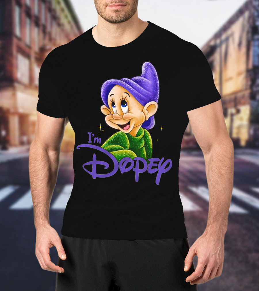 I'm Dopey Disney Character Sparkling T-Shirt
