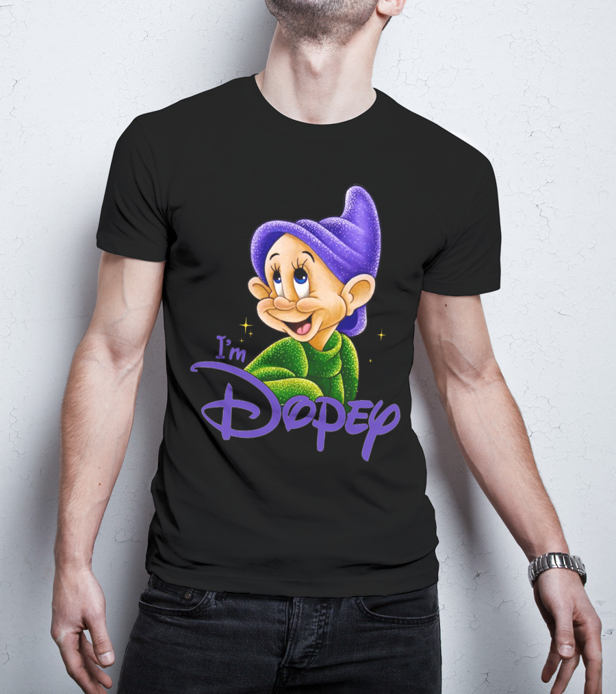 I'm Dopey Disney Character Sparkling T-Shirt