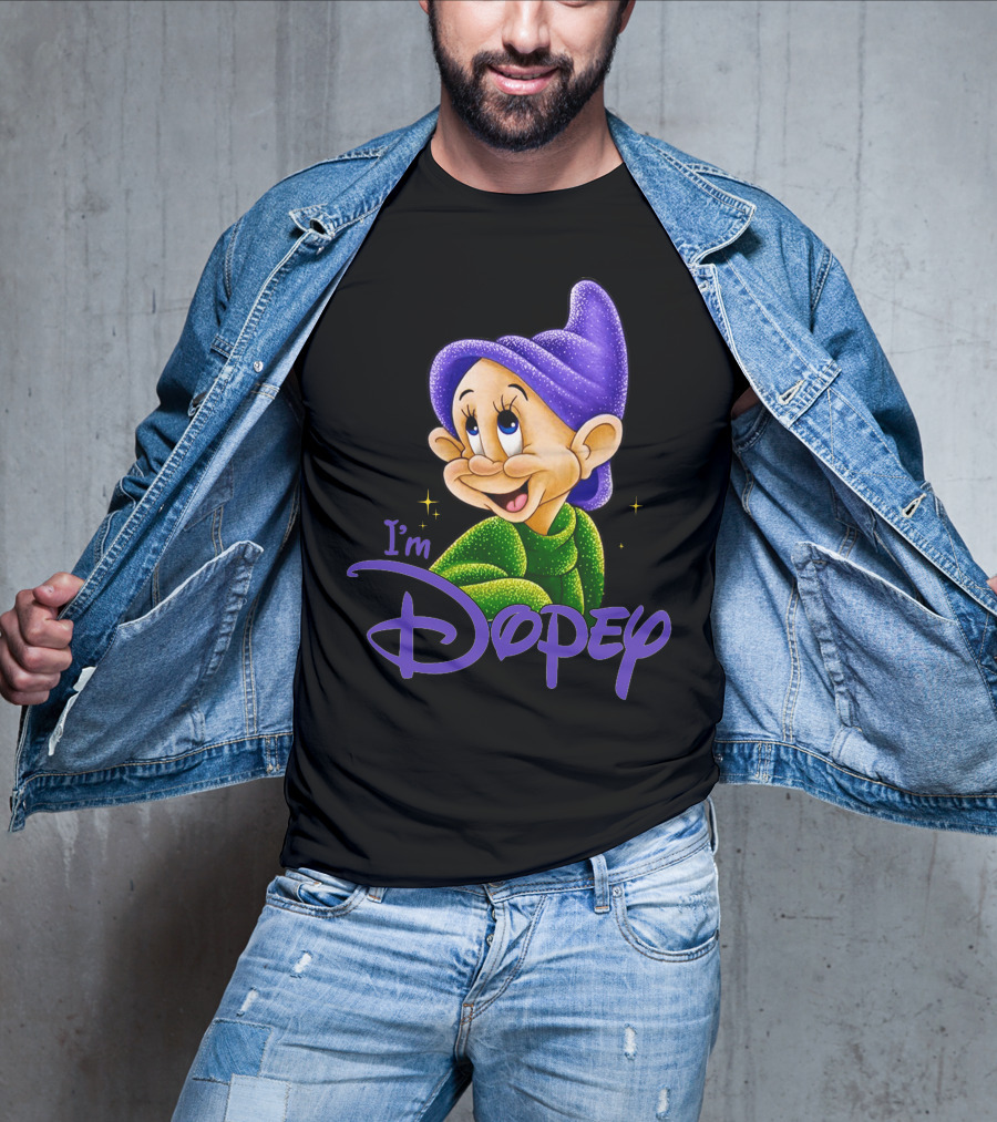 I'm Dopey Disney Character Sparkling T-Shirt