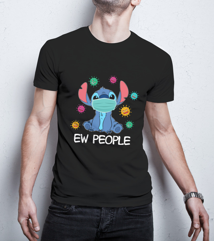 Stitch Mask Virus Ew People T-Shirt
