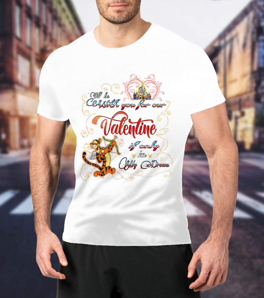 Valentine Castle Tigger Cupid Dream Wishes T-Shirt