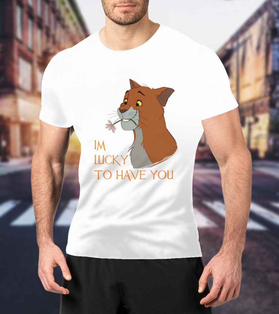Thomas O'Malley Aristocats I'm Lucky To Have You T-Shirt