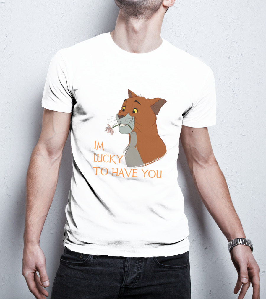 Thomas O'Malley Aristocats I'm Lucky To Have You T-Shirt