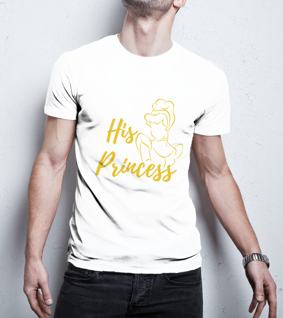 Cinderella His Princess Disney Inspired Iconic T-Shirt
