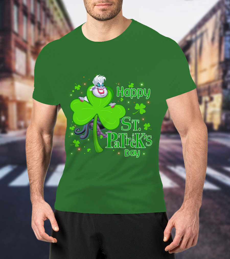 Happy St. Patrick's Day Ursula Shamrock T-Shirt