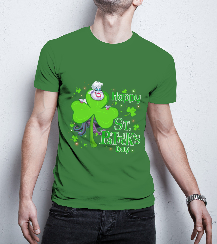 Happy St. Patrick's Day Ursula Shamrock T-Shirt