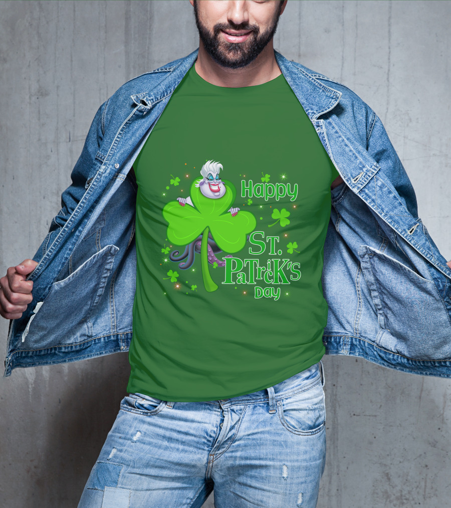 Happy St. Patrick's Day Ursula Shamrock T-Shirt