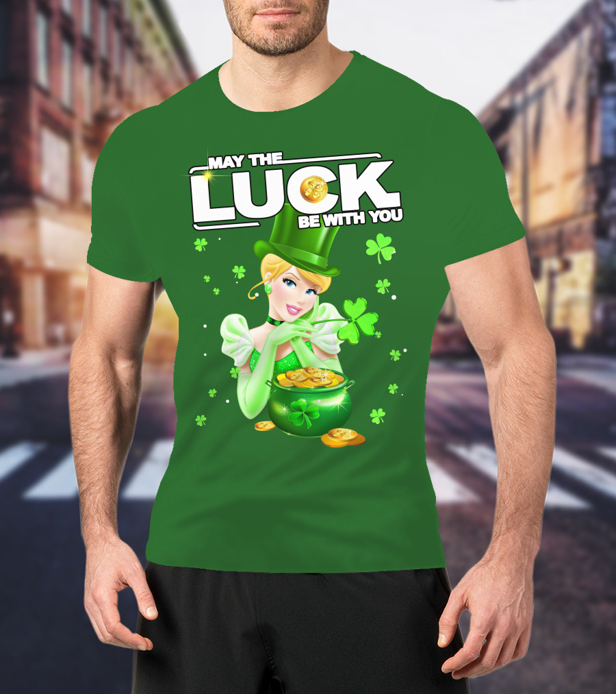 Cinderella May The Luck Be With You St. Patrick's Day T-Shirt