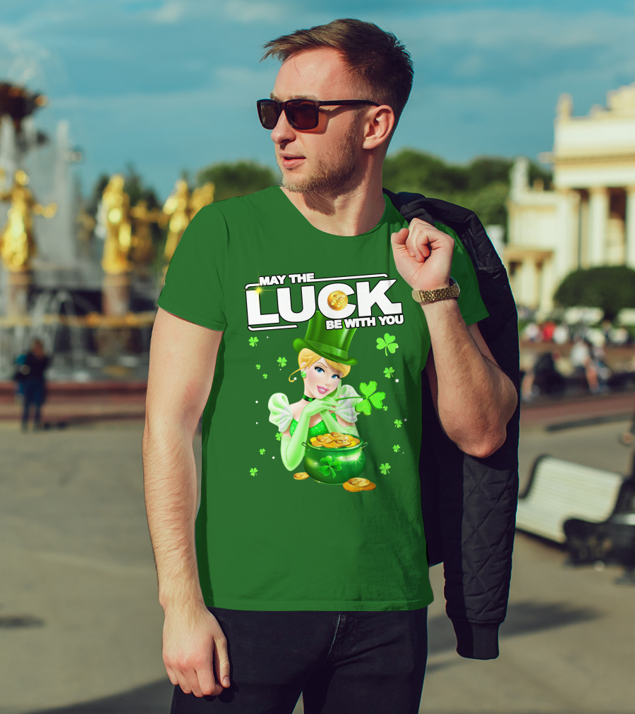 Cinderella May The Luck Be With You St. Patrick's Day T-Shirt