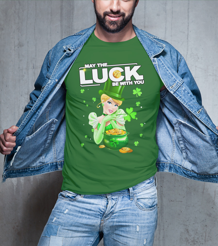 Cinderella May The Luck Be With You St. Patrick's Day T-Shirt