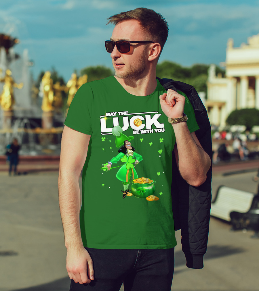 May The Luck Be With You St Patrick's Day Hook T-Shirt