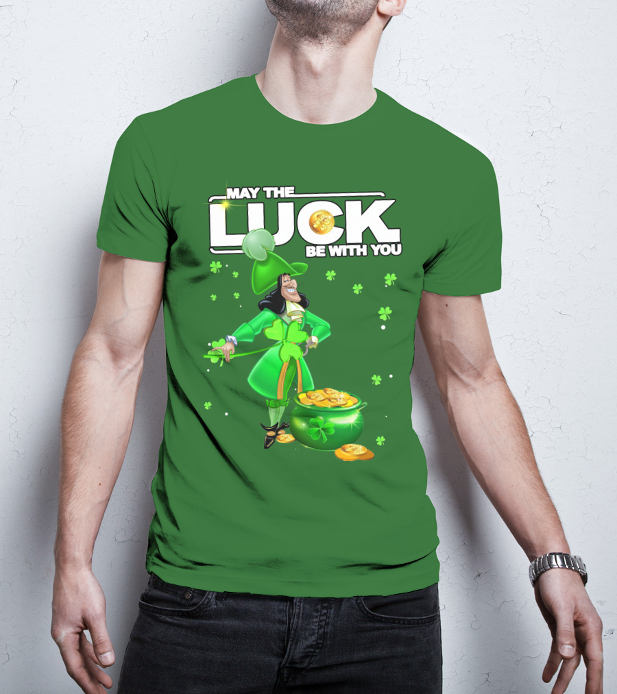 May The Luck Be With You St Patrick's Day Hook T-Shirt