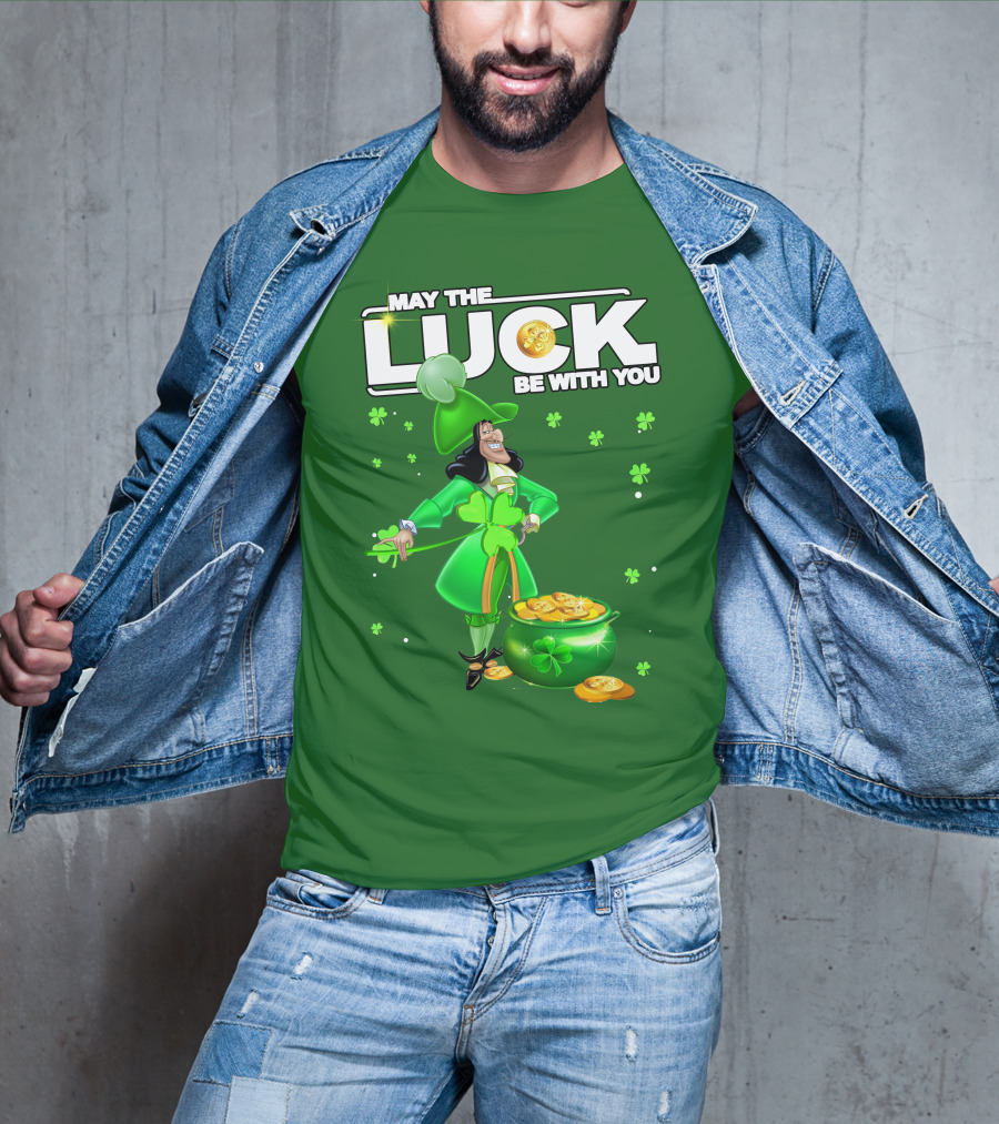 May The Luck Be With You St Patrick's Day Hook T-Shirt