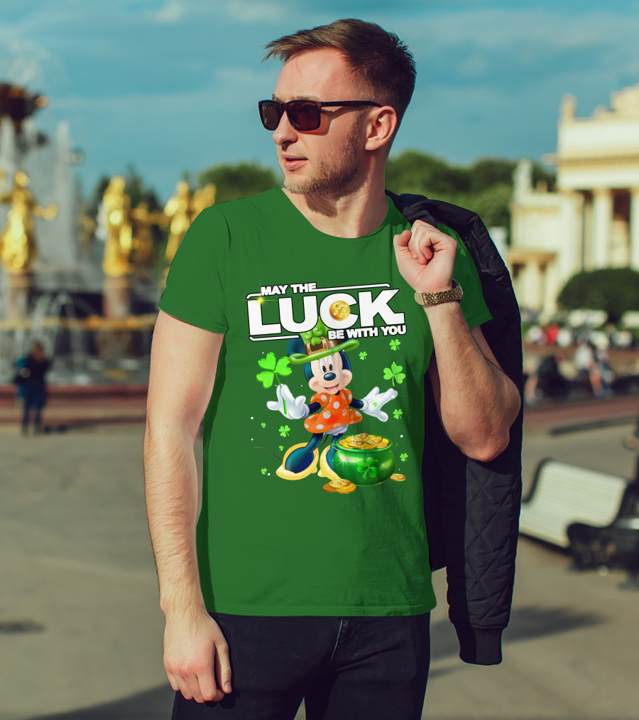 Minnie May The Luck Be With You St Patrick's Day T-Shirt