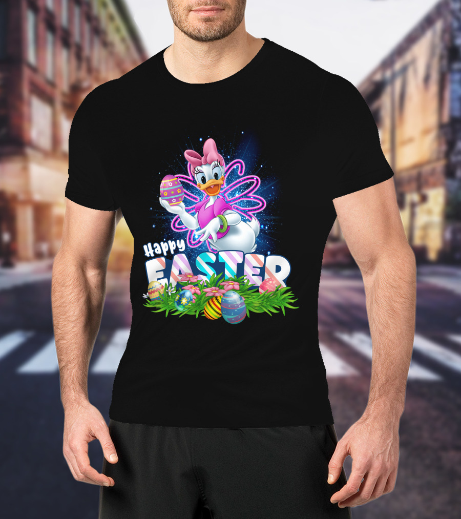 Happy Easter Daisy Duck Easter Eggs T-Shirt