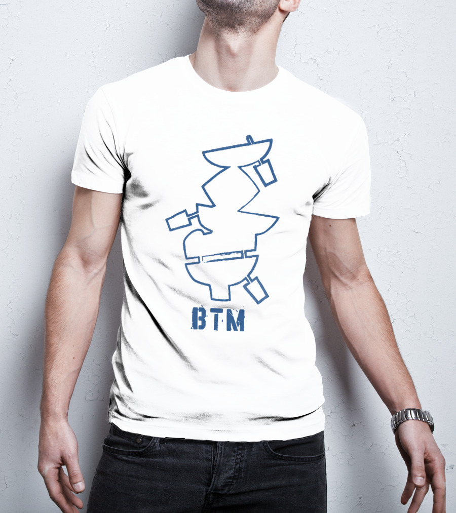 BTM Stacked Bowls Abstract Graphics T-Shirt