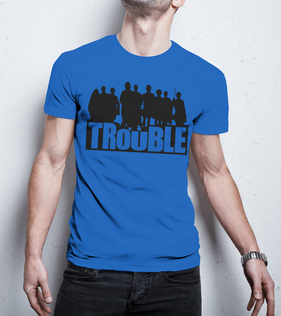 TROUBLE Silhouettes Ensemble T-Shirt