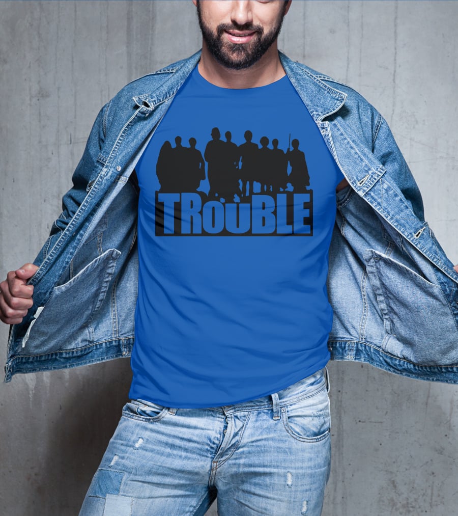 TROUBLE Silhouettes Ensemble T-Shirt