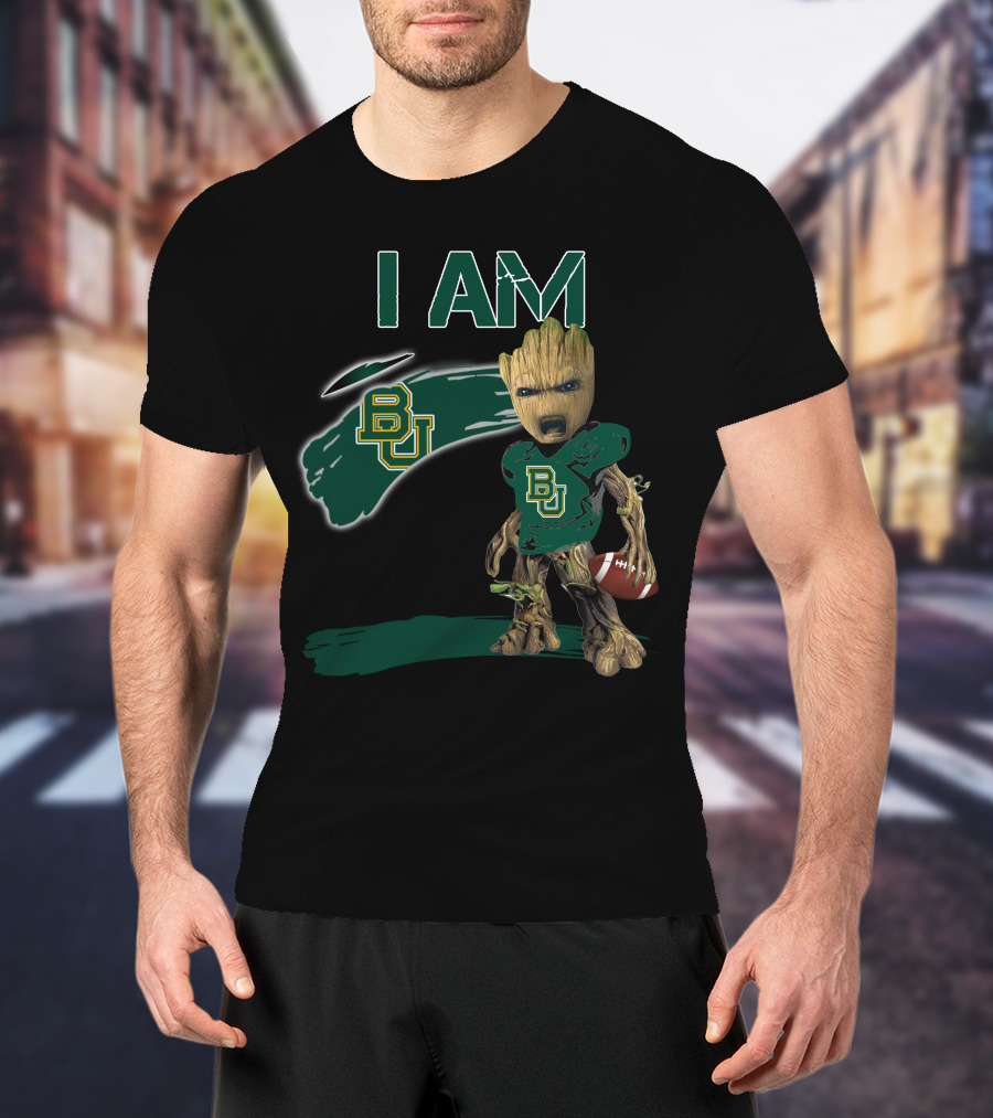 I AM BAYLOR BEARS BU Football Groot T-Shirt