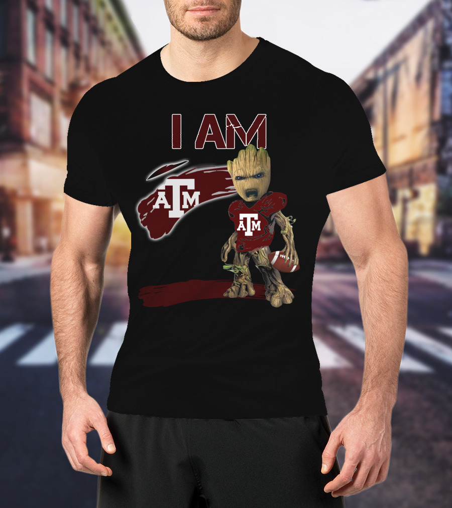 I AM Texas A&M Football Groot T-Shirt