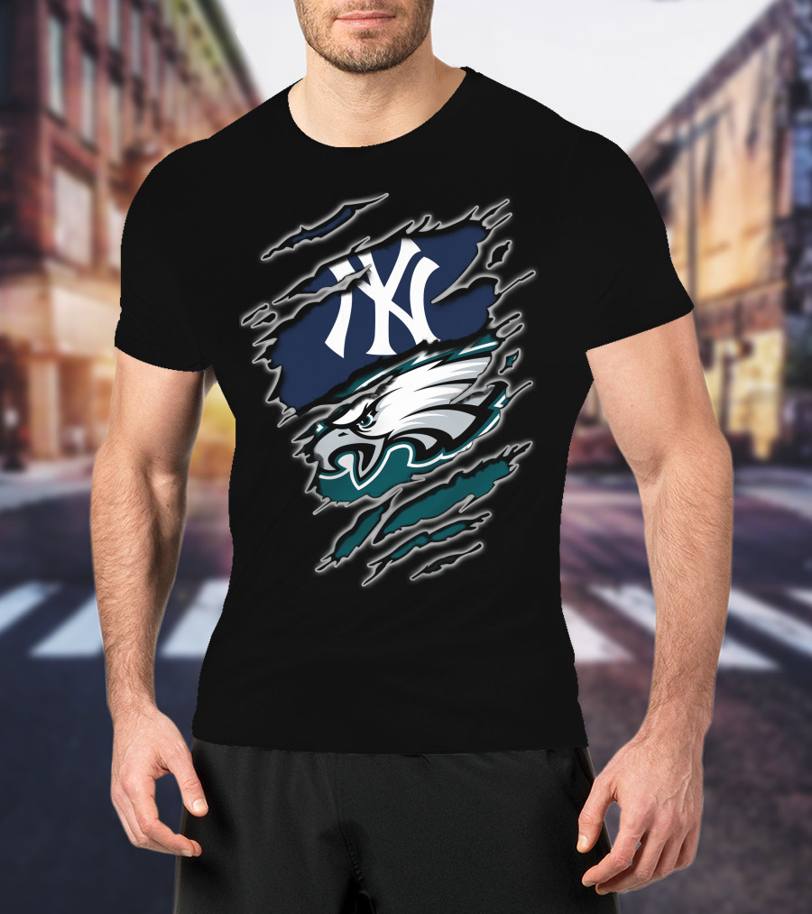 Yankees Eagles Crossover Fan T-Shirt