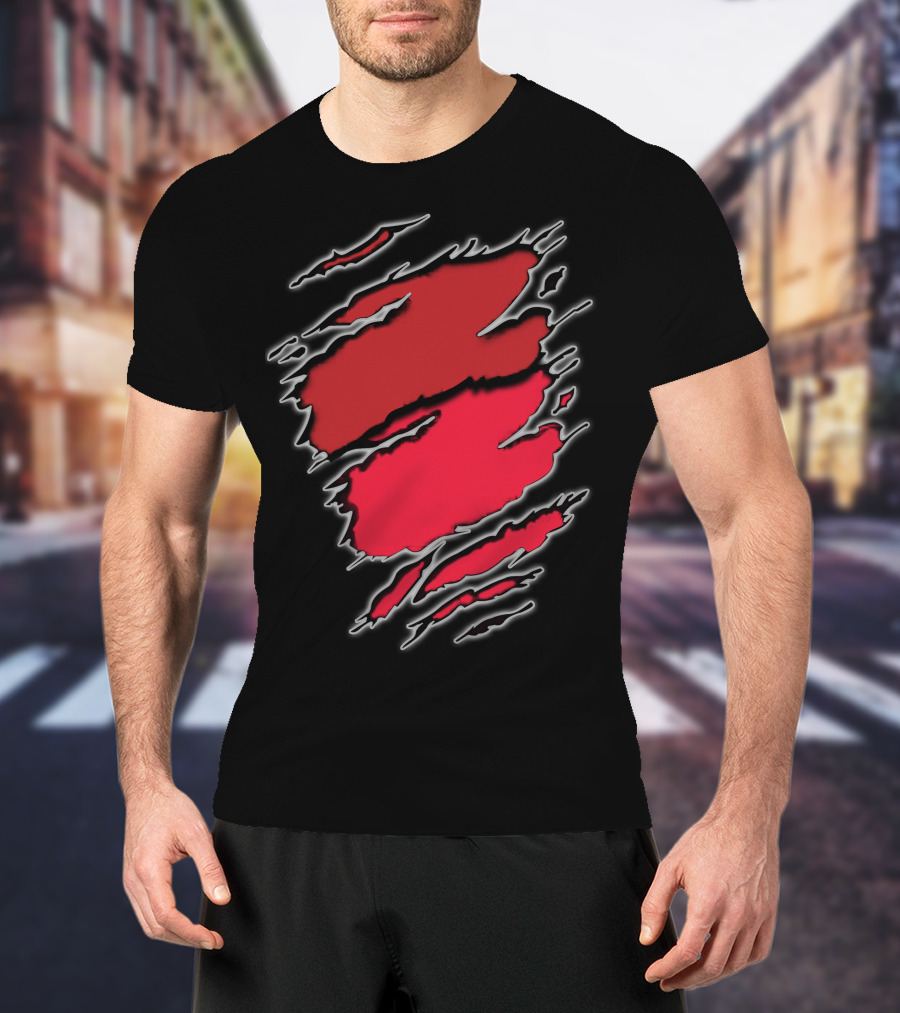 Chief Cardi Red Claw Marks T-Shirt