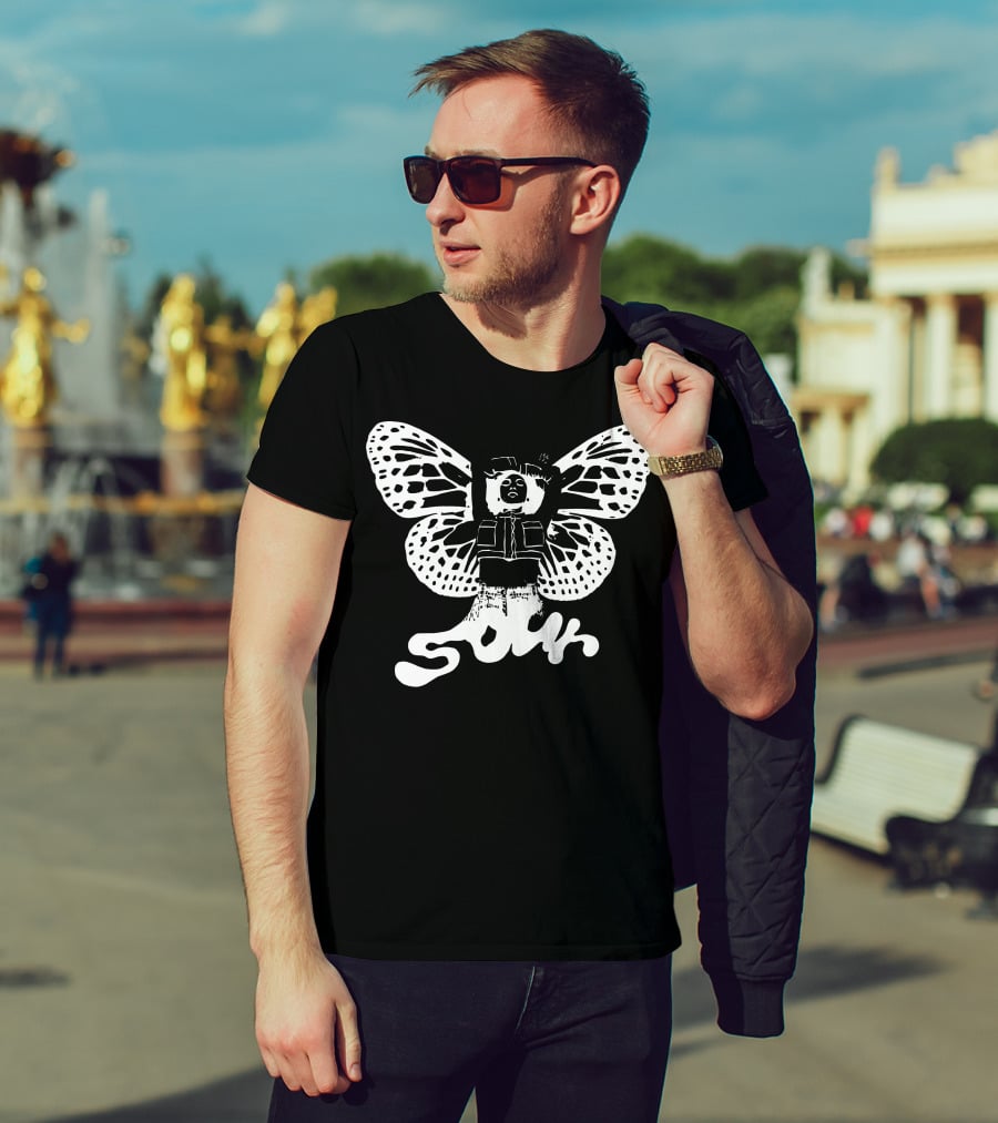 Sour Butterfly Grunge Wings Fusion T-Shirt