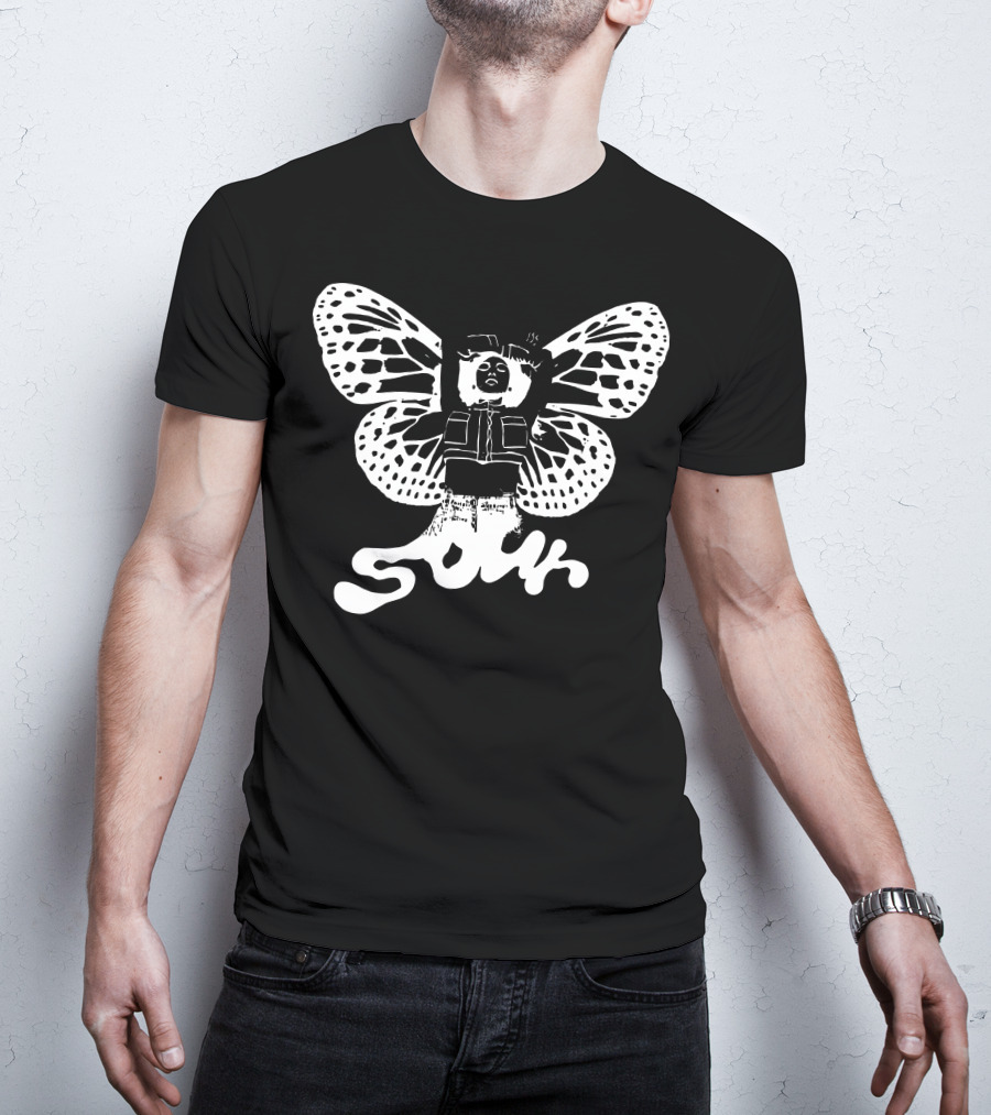 Sour Butterfly Grunge Wings Fusion T-Shirt