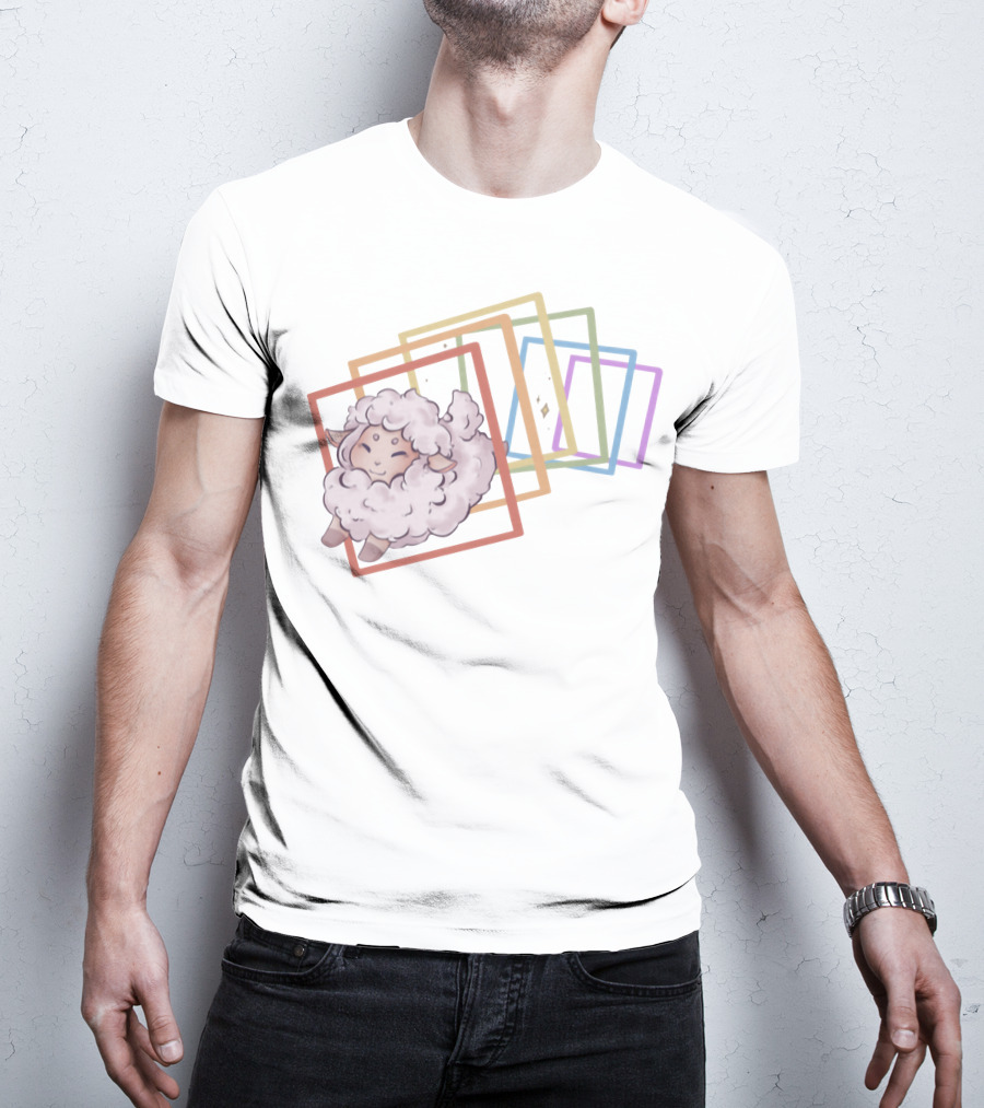 Captain Puffy Sheep Rainbow Frames T-Shirt