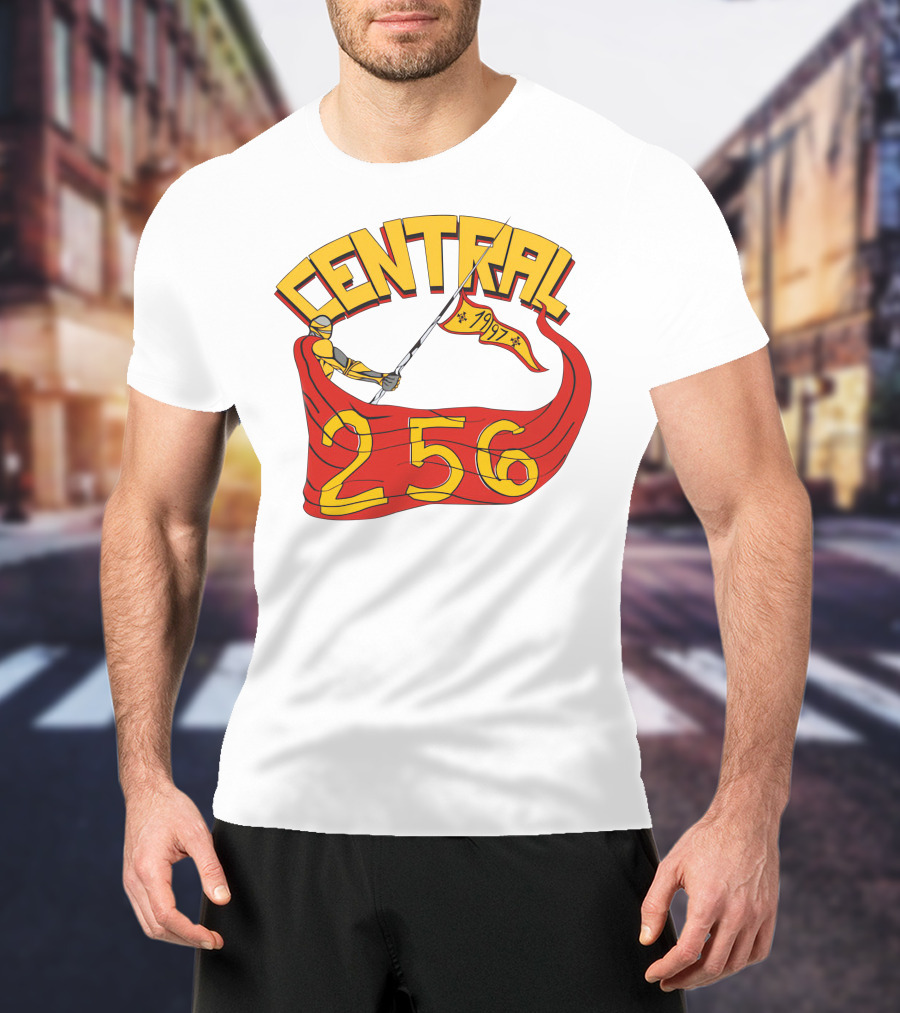CENTRAL 256 1977 Sword And Banner T-Shirt