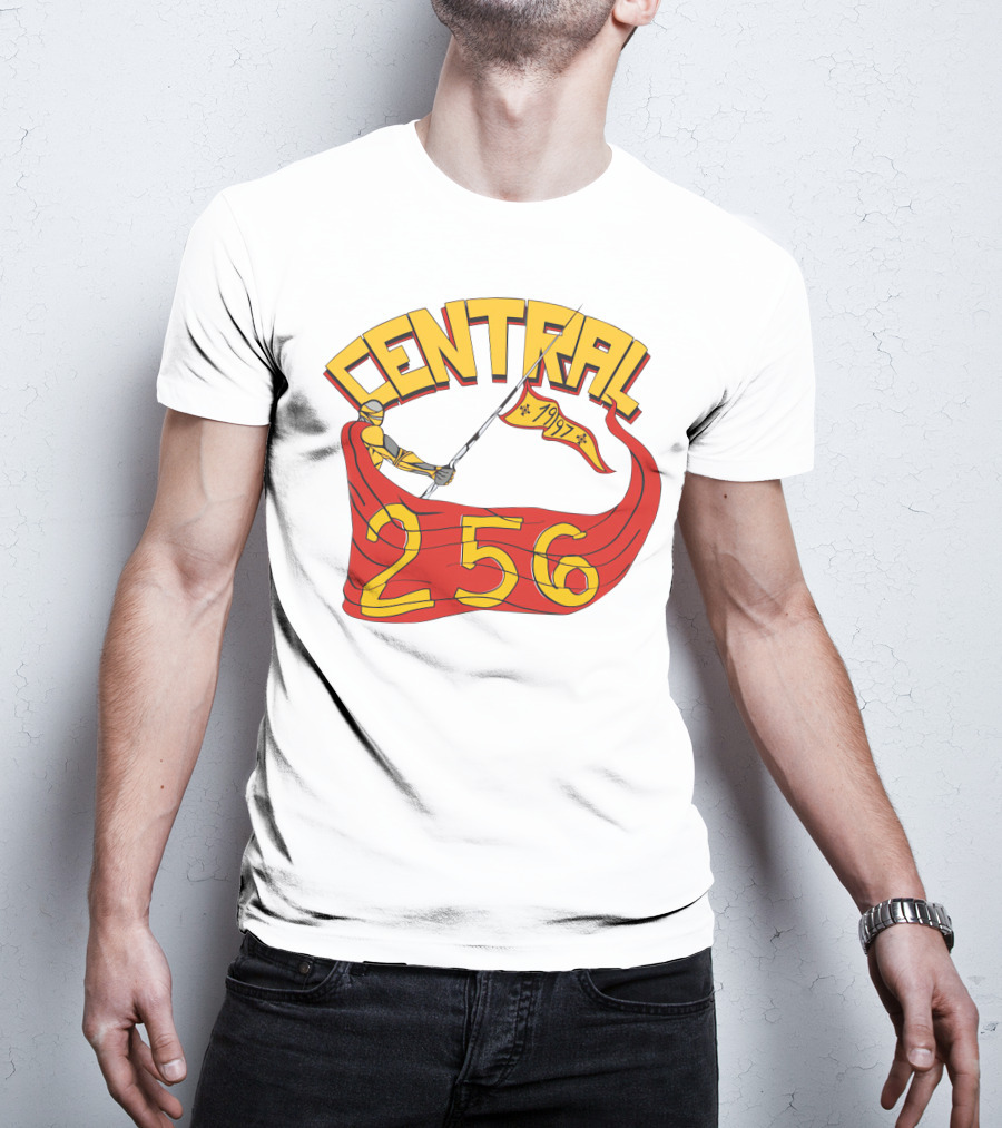 CENTRAL 256 1977 Sword And Banner T-Shirt
