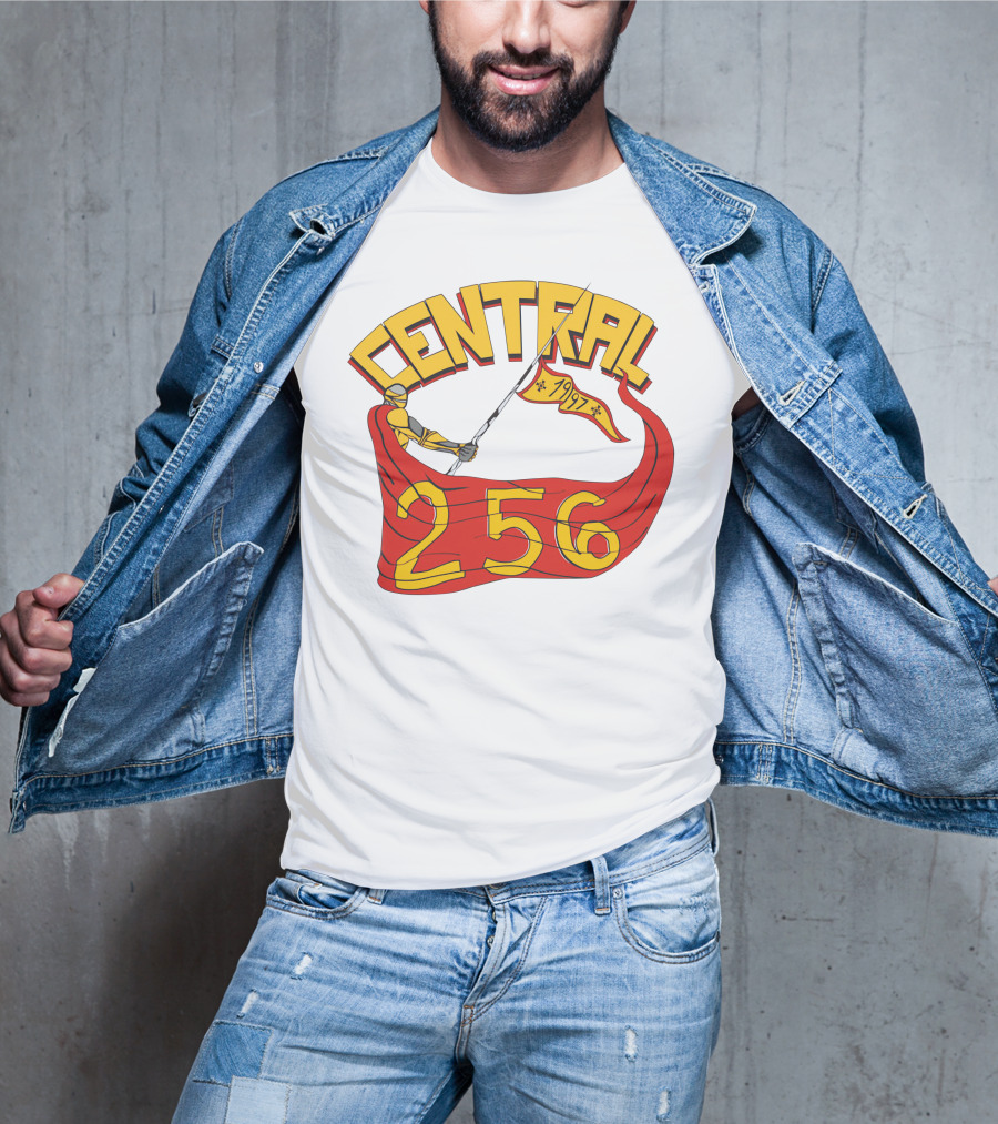 CENTRAL 256 1977 Sword And Banner T-Shirt