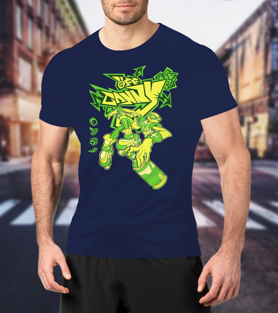 OFFCANNY New Merch Street Art Robot Graffiti T-Shirt