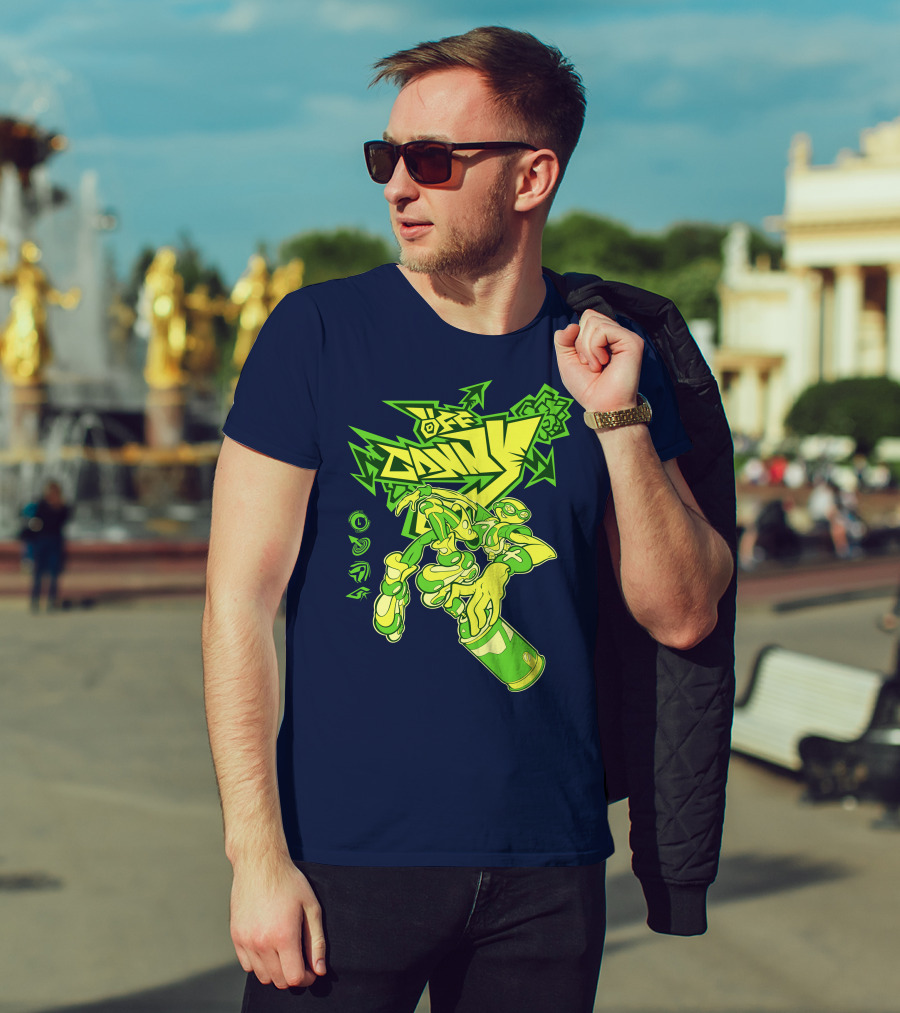 OFFCANNY New Merch Street Art Robot Graffiti T-Shirt