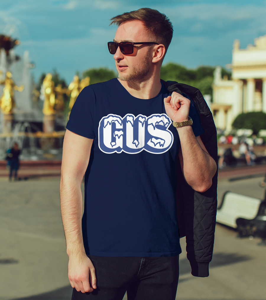 Gus Johnson Merch Ice Font T-Shirt
