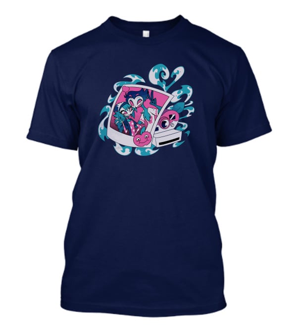 Vivziepop Store Polaroid Camera And Character T-Shirt