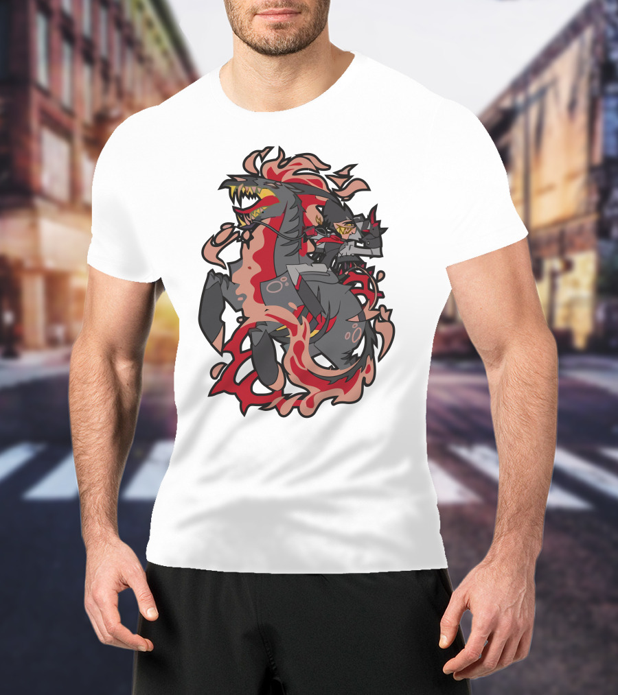Stolas And Octavia Helluva Boss Demon Horse And Owl Characters T-Shirt