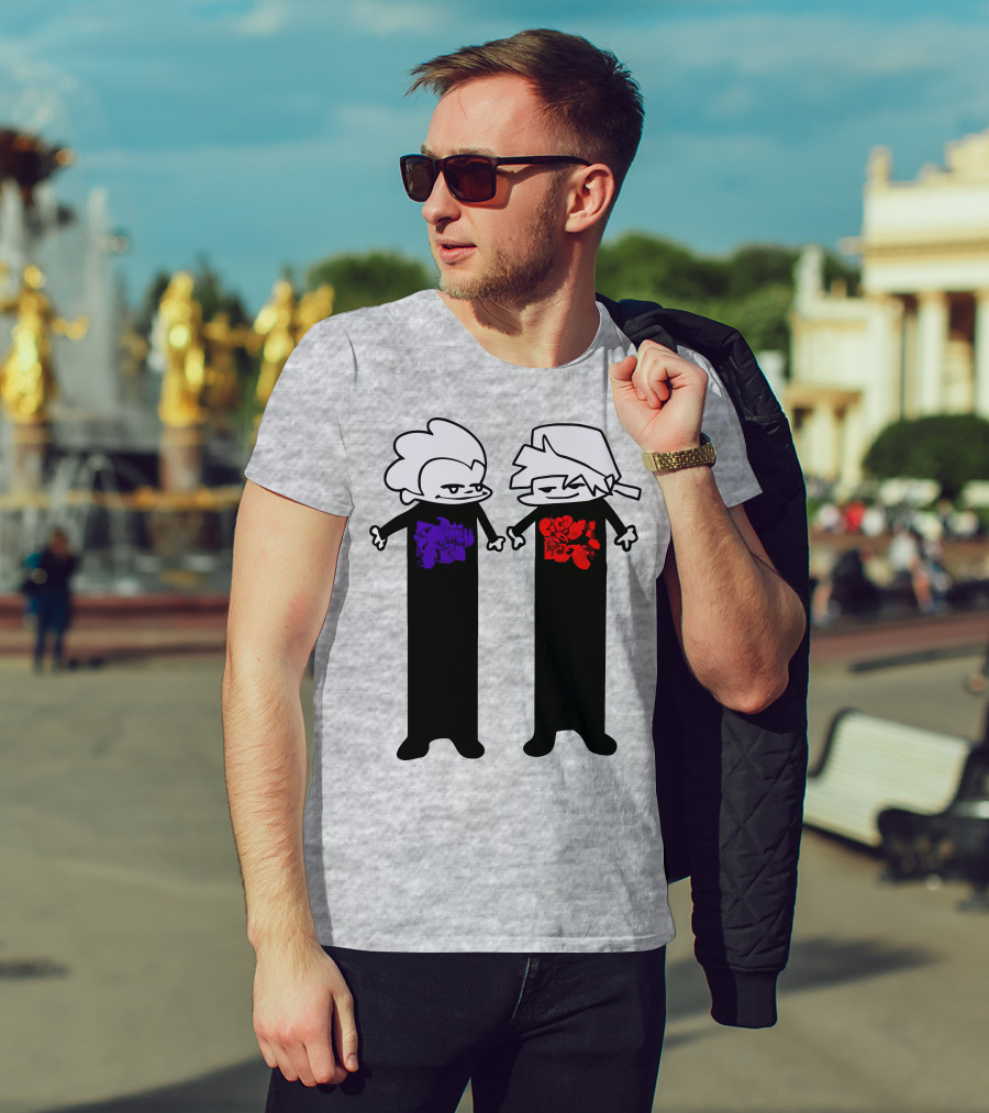 Sharkrobot Vivziepop Store Long Characters T-Shirt