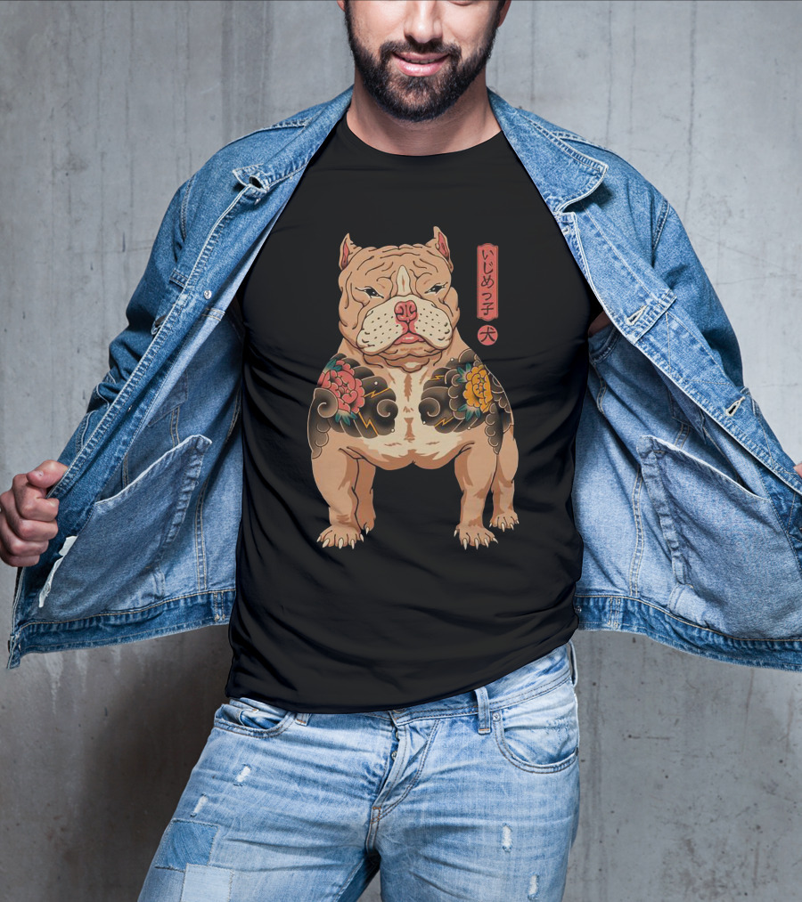 Hazbin Hotel Ijimekko Dog Tattoo T-Shirt
